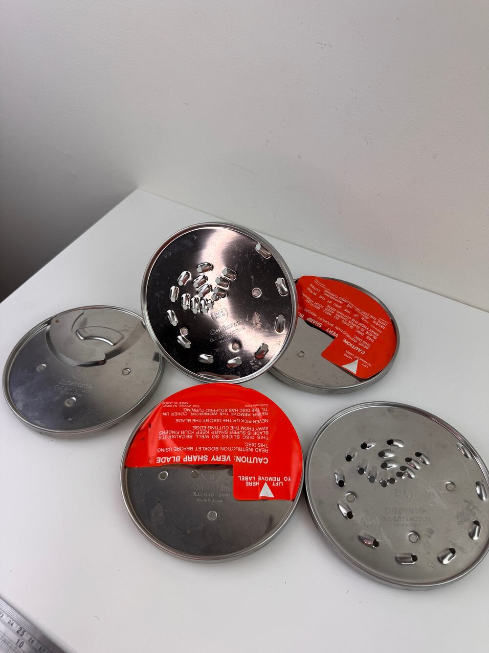 Cuisinart Food Processor Shredding Disc DLC-837TX, DLC-846TX, DLC-844TX Set of 5